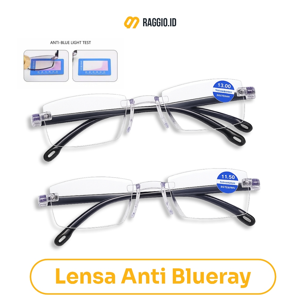 Kacamata Baca Plus Blueray – Photocromic Anti Radiasi & Anti Pecah