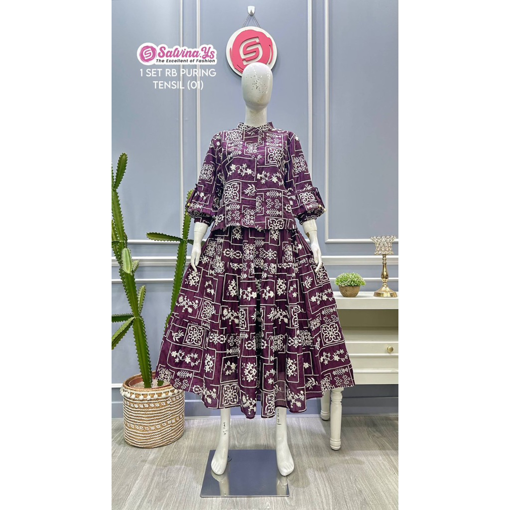 SET ROK SALVINA TENSIL BORDIR BY SALVINA ORI