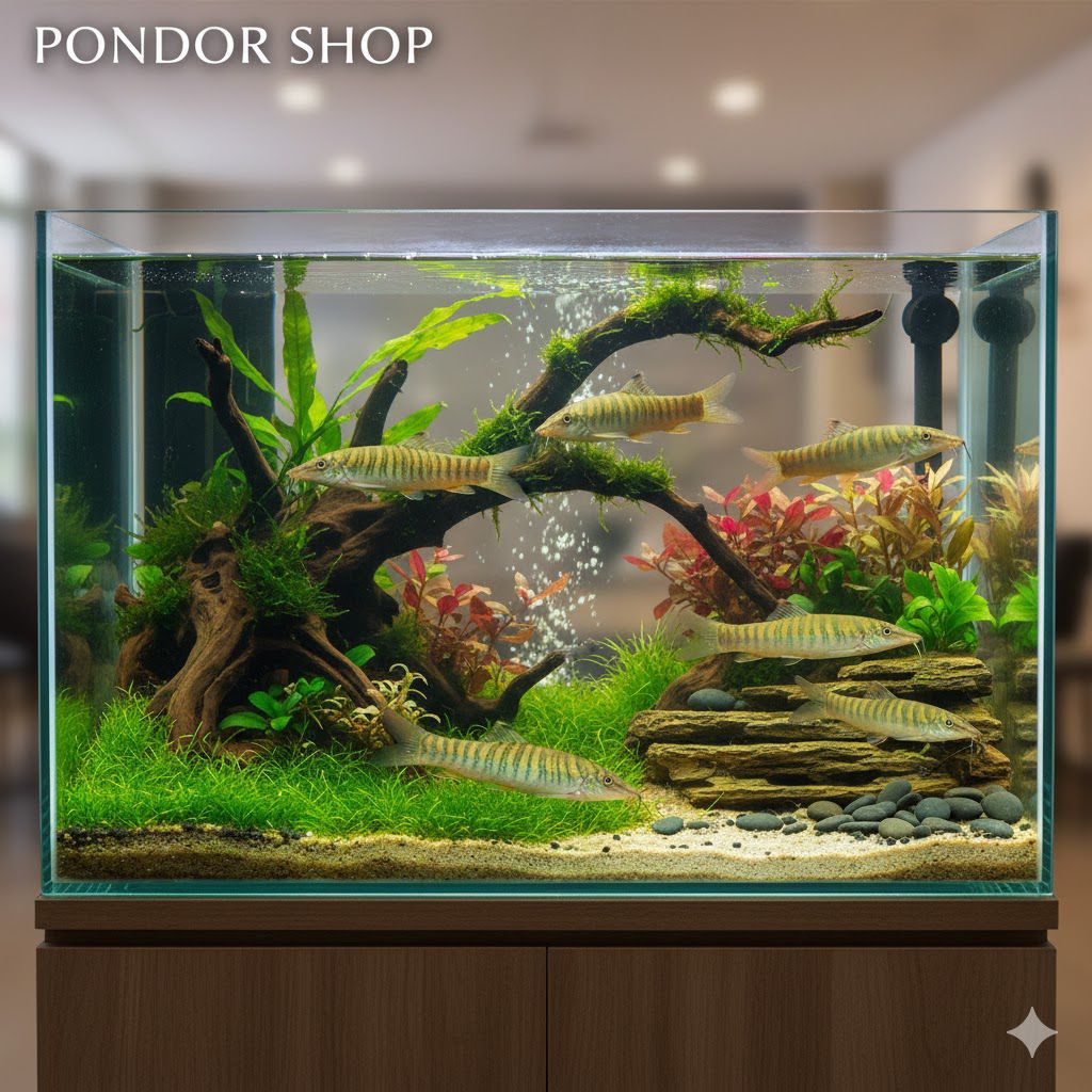 Botia Green / Botia Hijau – Ikan Langka & Pembersih Dasar yang Eksotis