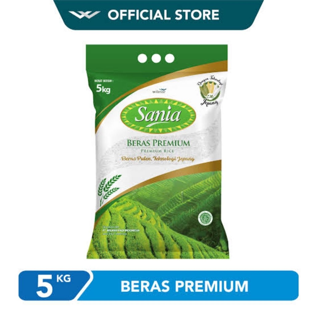 SANIA Beras 5kg Beras Pulen Enak Sania 5kg