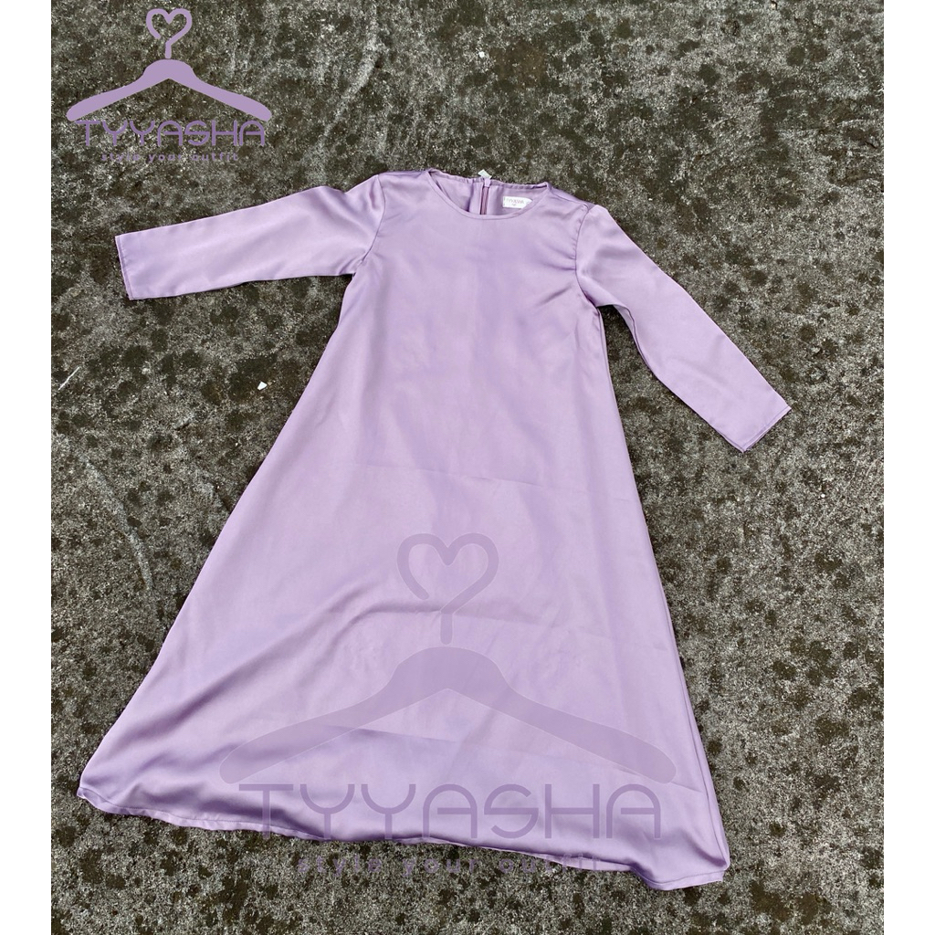 Dania Dress // Inner dress anak bahan satin Velvet untuk anak umur 1 tahun sampai remaja tanggung bi