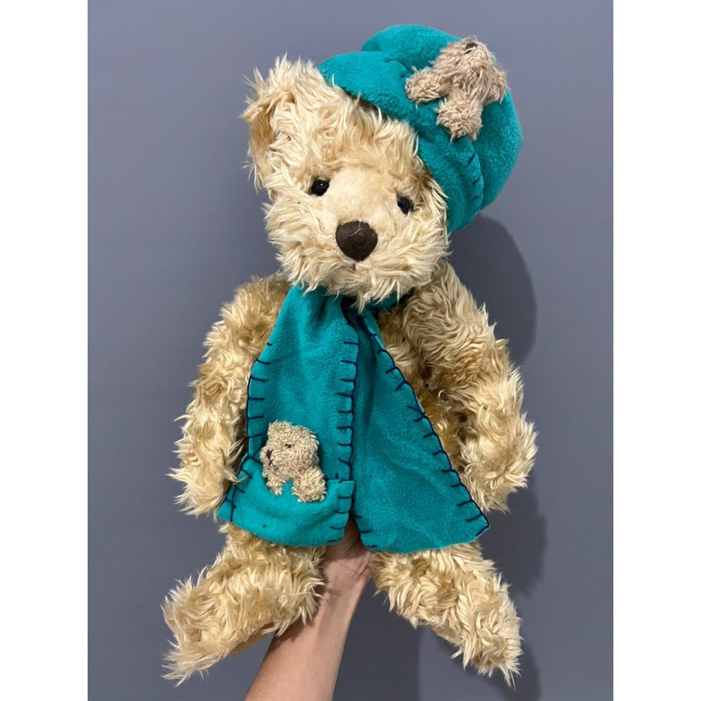 [PL] DOLL | TEDDY | BEAR | BONEKA TEDDY CLASSIC | TEDDY RUSS | Bulu Panjang Klasik Vintage - Besar