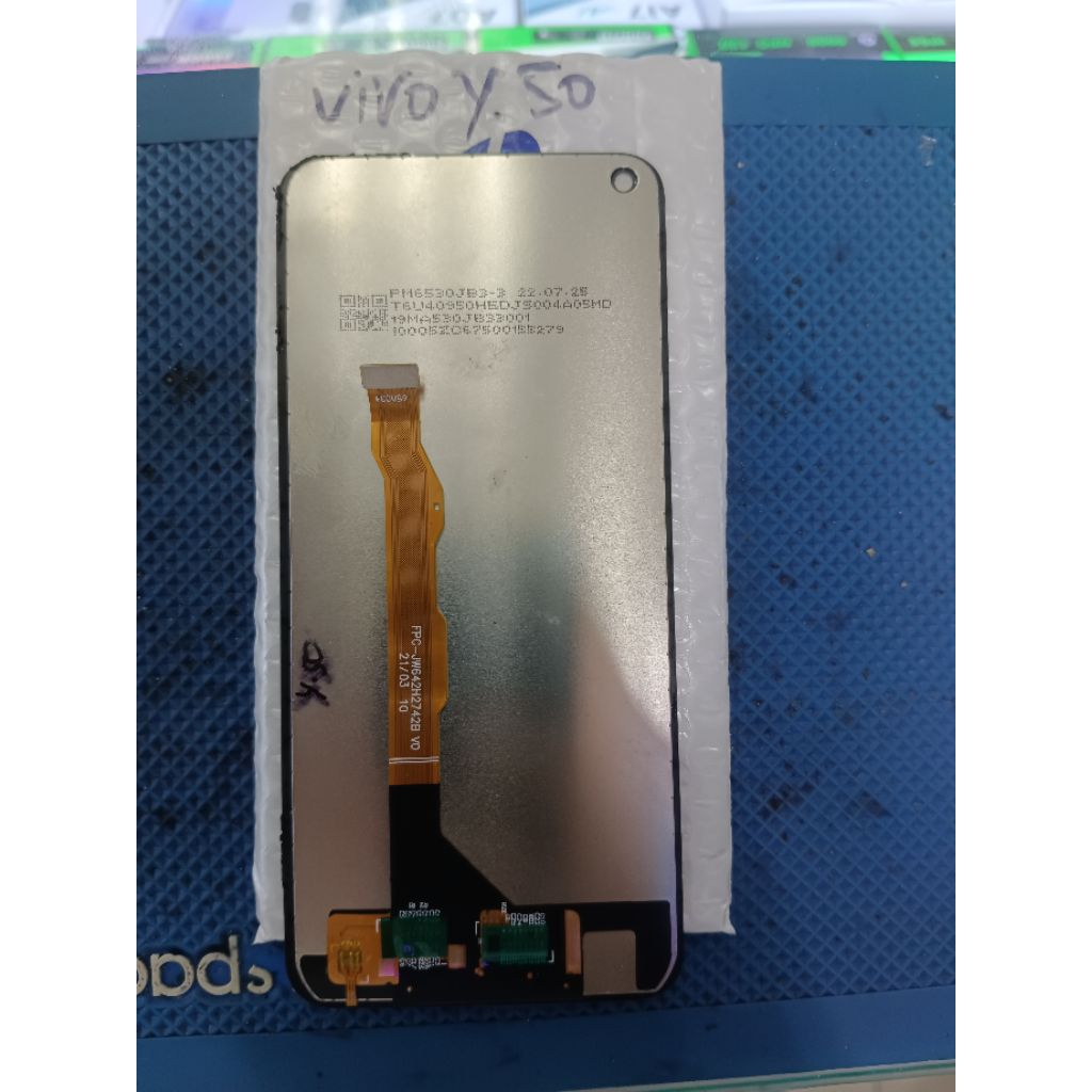 jual Lcd Copotan Ori 100%Handphone Vivo Y30 atau Y50 kondisi lcd nyala normal semua.
