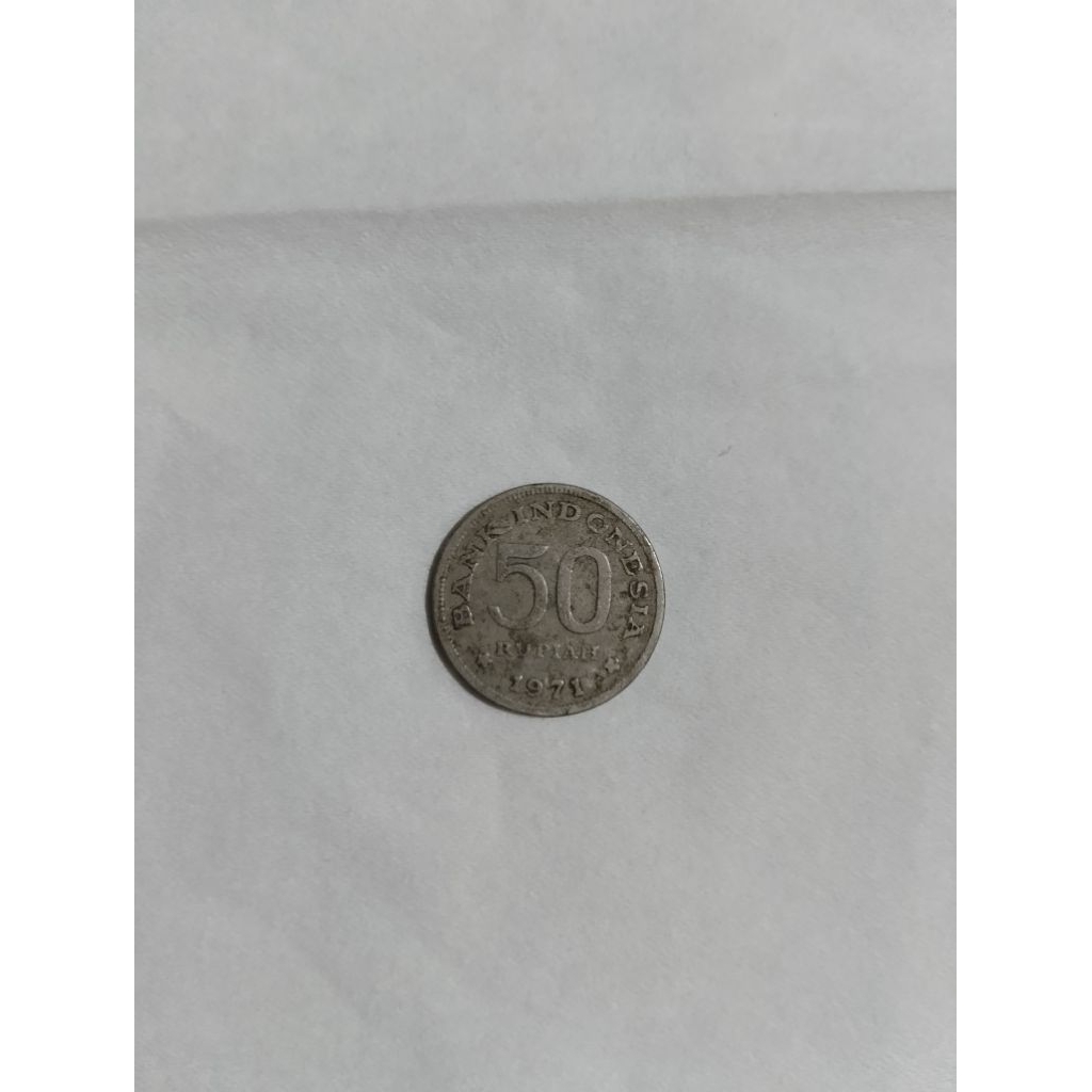 Koin Kuno 50 Perak Prasejarah 1971
