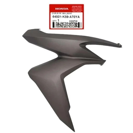 64501-K59-A70YA 64601-K59-A70YA Cover Sayap Kanan Kiri Vario 125 150 LED 2018 - 2021 Coklat Dof