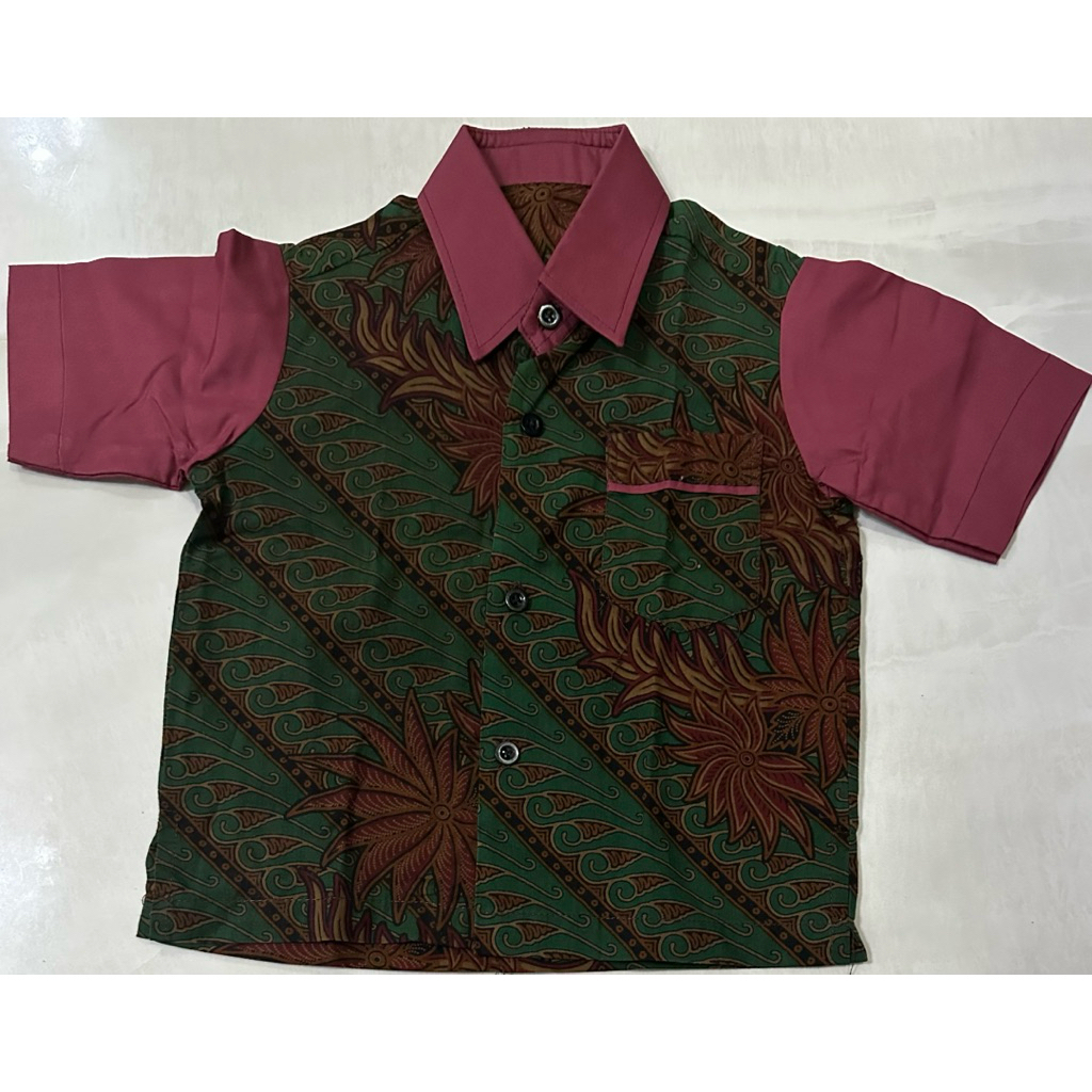 Atasan baju batik anak laki2