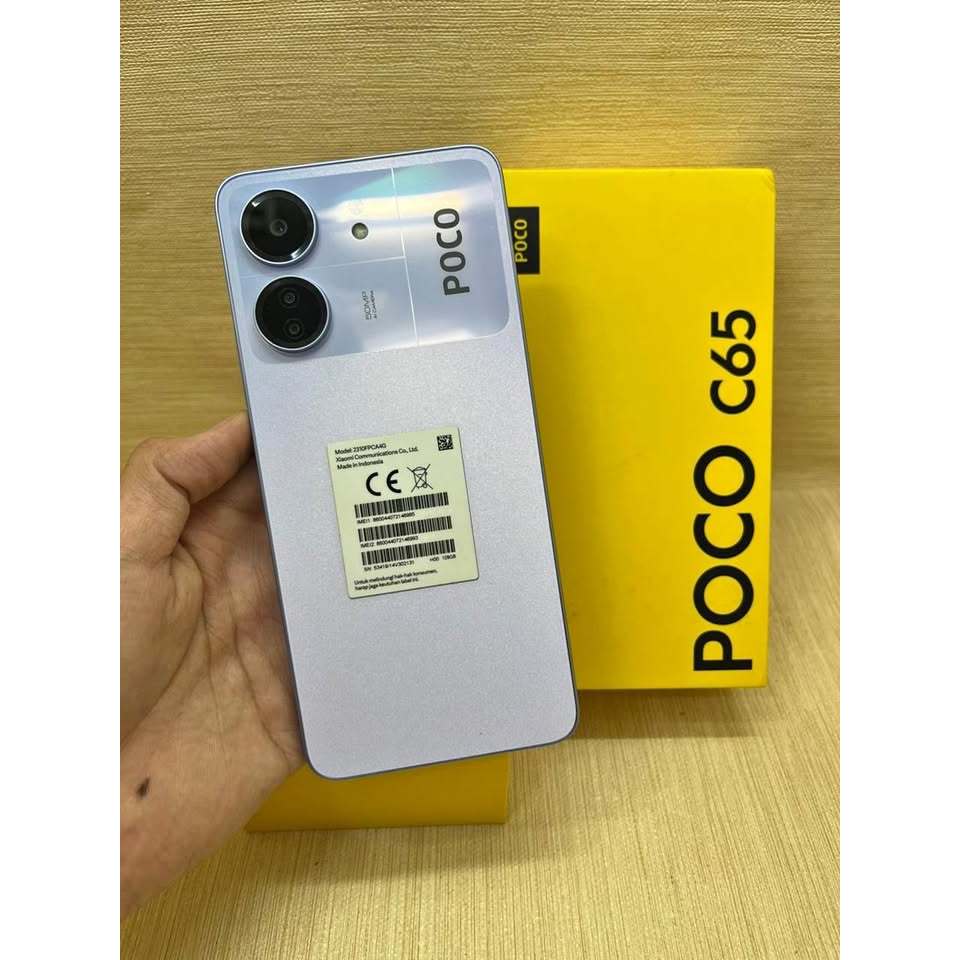 HP Xiaomi Poco C65 6/128 Second Bekas Fullset