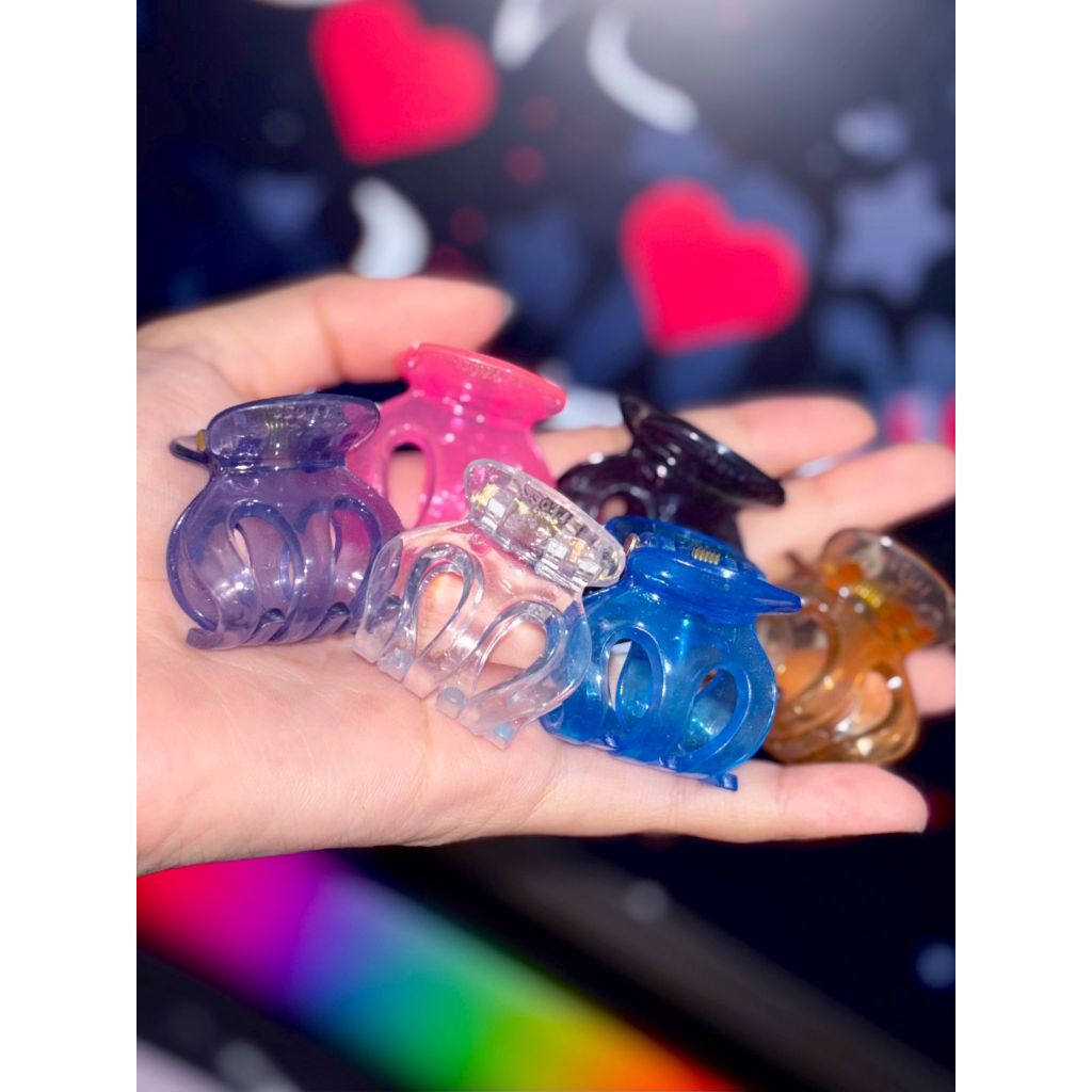[ DAPAT 3 ] JEDAI KECIL 2.5 CM JEPIT AKSESORIS RAMBUT WARNA WARNI BENING HITAM BIRU UNGU PINK KUNING