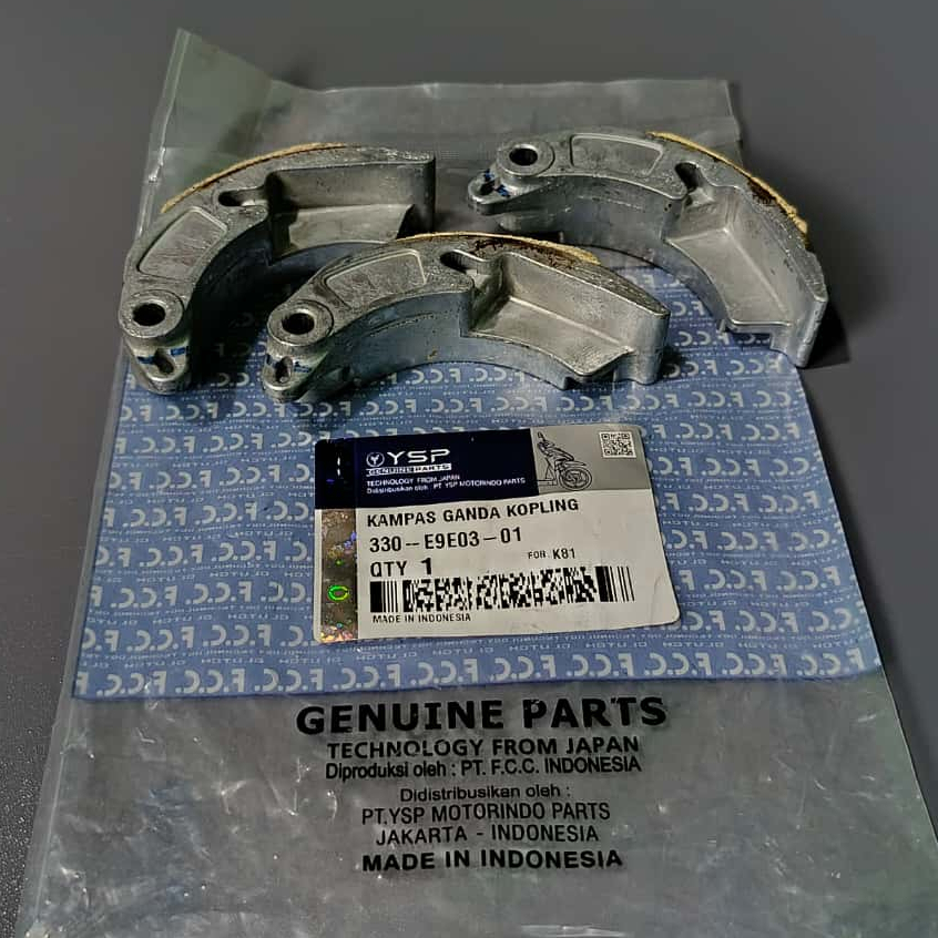 YSP Kampas Ganda Kopling [K81] Kampas Ganda Beat Esp / Beat Fi New Led / Scoopy Esp / Original FCC