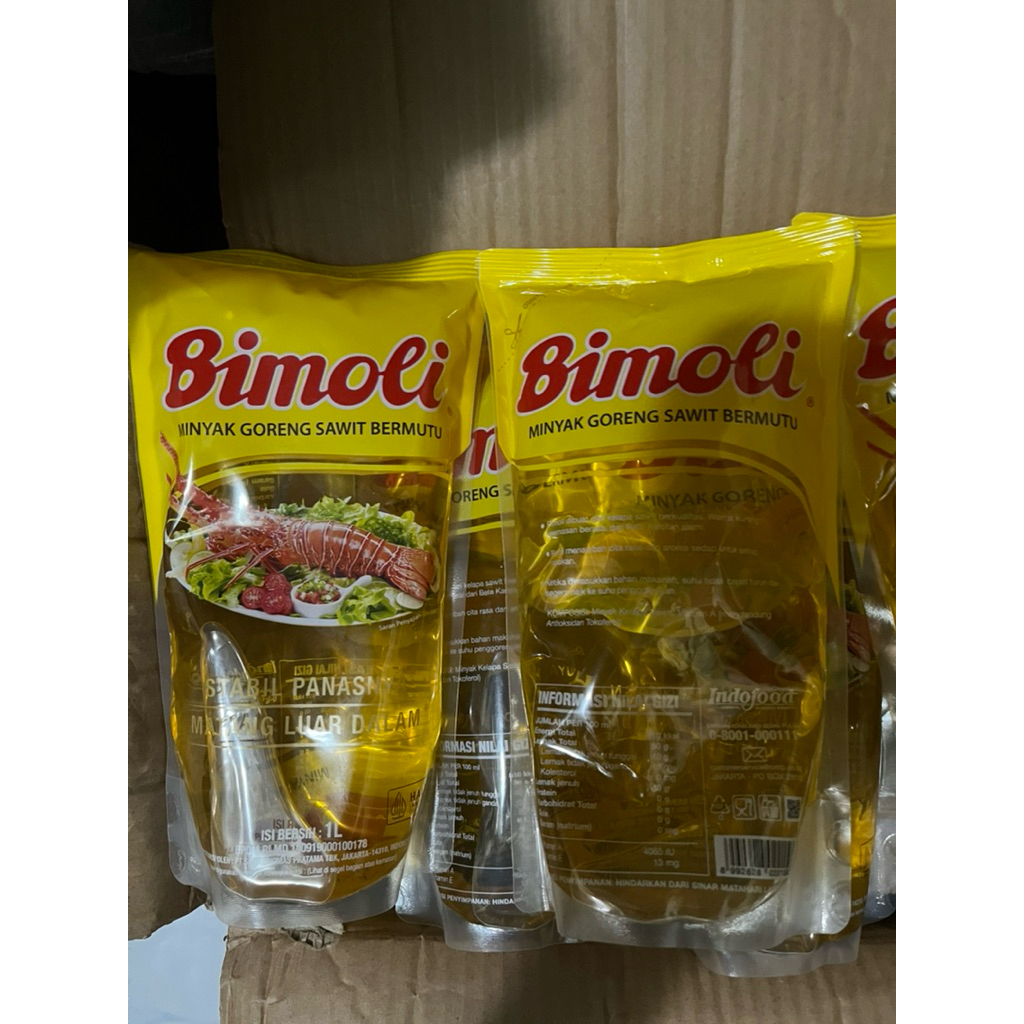 minyak goreng Bimoli 1 Liter dapat dua pcs (2ltr)
