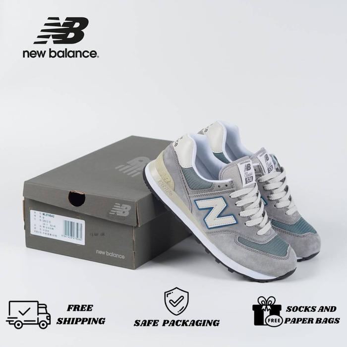 Sepatu NB574SG Steel Grey