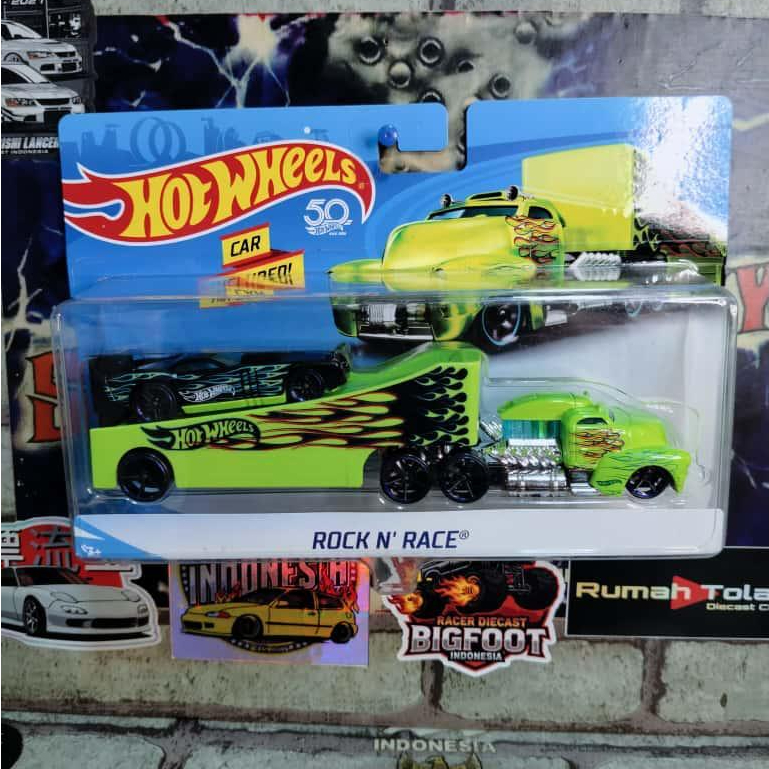 DIECAST HOT WHEELS ROCK N RACE GOVE NER COLLECTOR