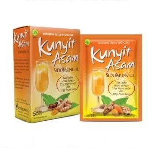 Jamu Kunyit Asam Instan Sido Muncul Kemasan 1pack isi 5 sachet