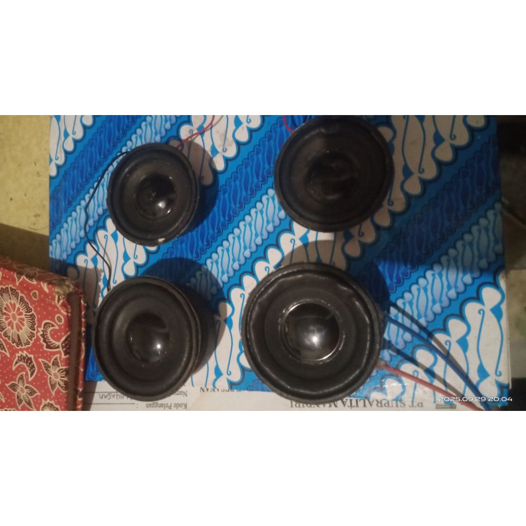 speaker 4 inch & 2 inch copotan bekas musik box