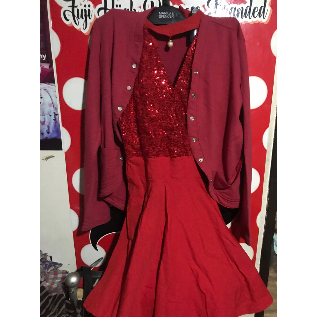 baju sequin n outer Sophie Martin paris