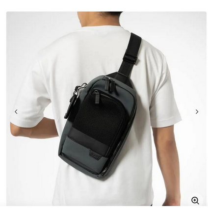 TUMI Harrison Gregory Sling Bag - Tas Selempang - Dark Nevado Grey