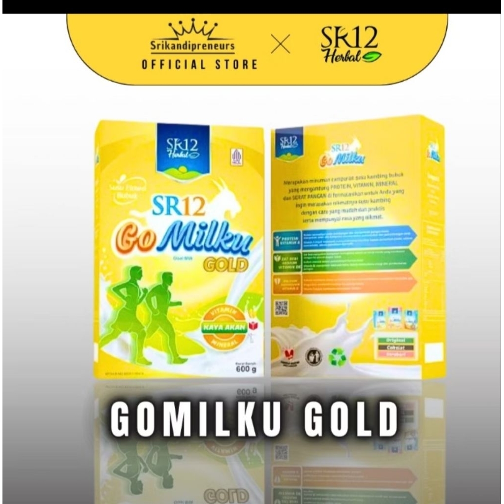 SUSU GOMILKU GOLD SR12 KEMASAN 600GRAM