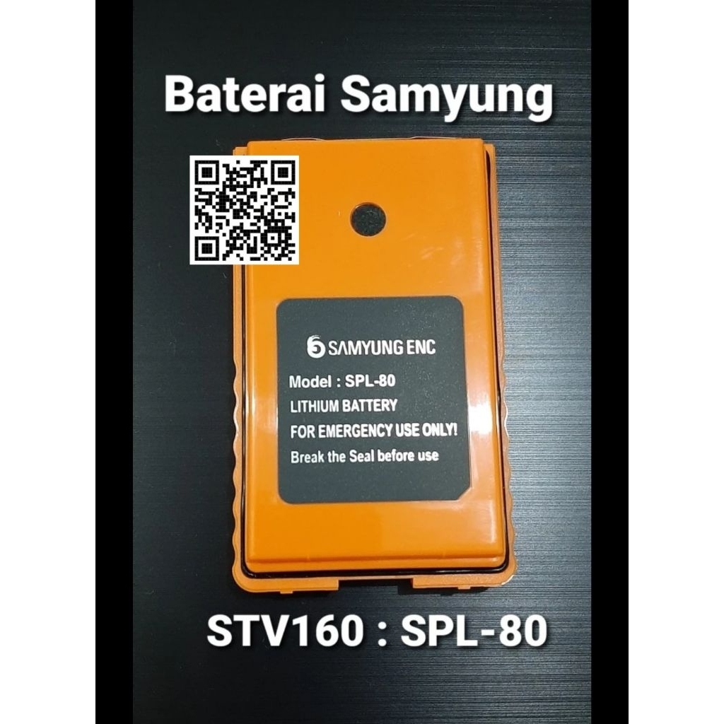 battery two way Samyung STV-160 SPL80 emergency gmdss baterai ht two way Samyung SPL-80 Lithium non 