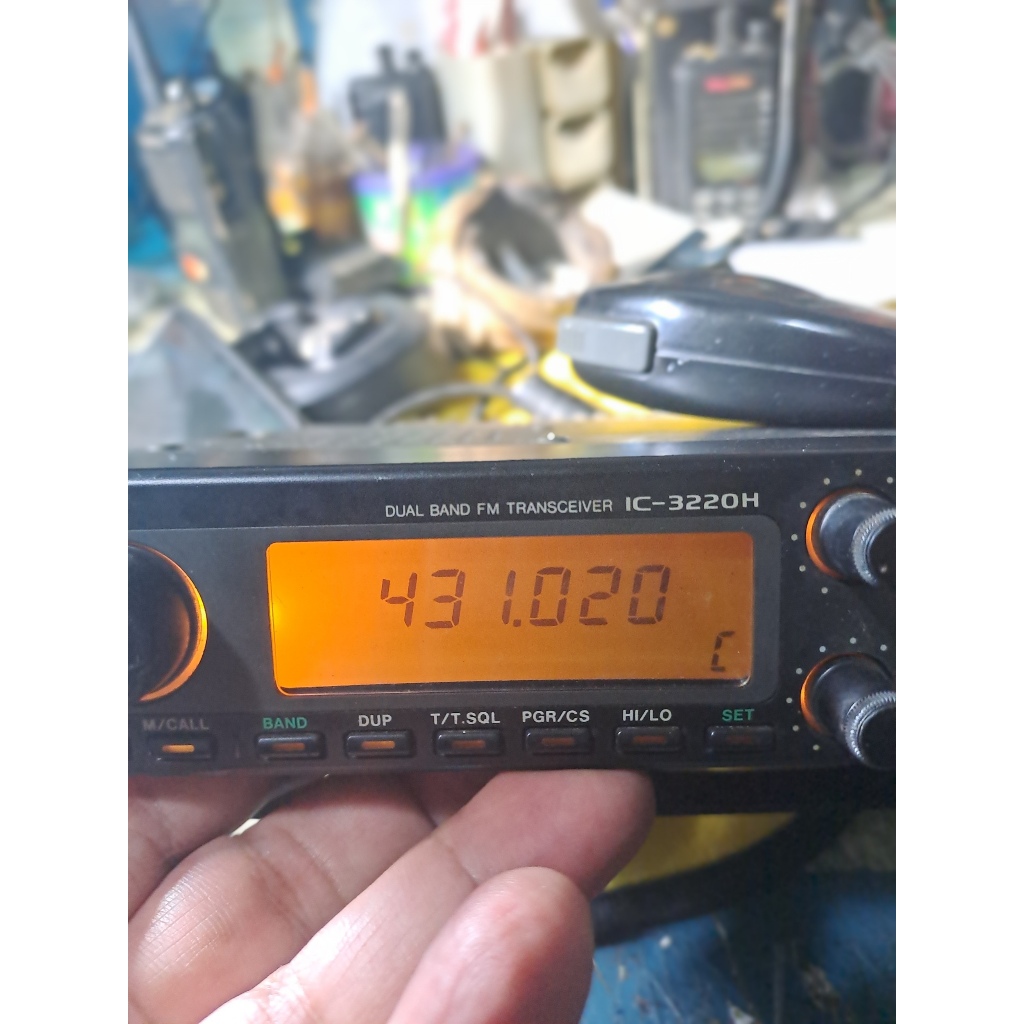 Rig Icom Ic-3220H Dual Band Vintage  Radio Portable ICOM IC 3220 H Langka  Vhf  dan Uhf
