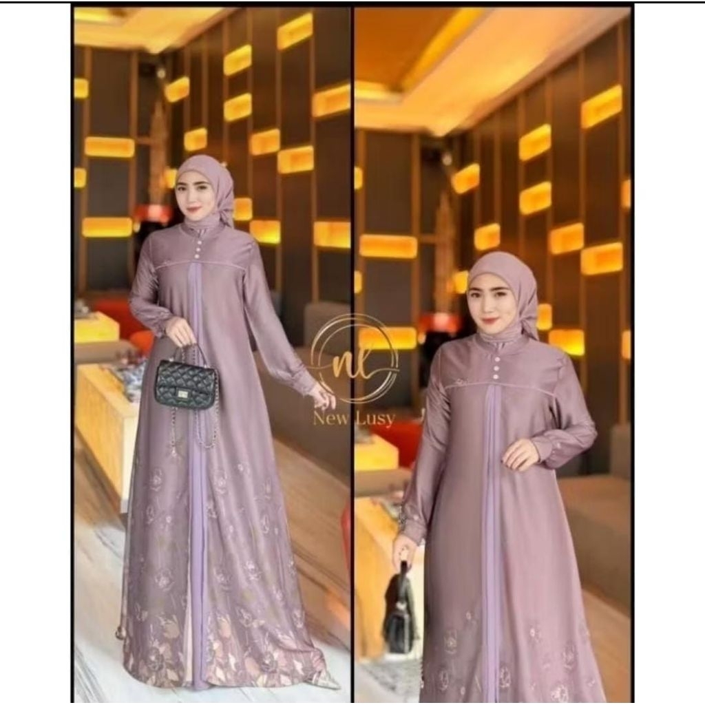 julia dress by new lusy /gamis jumbo new lusy