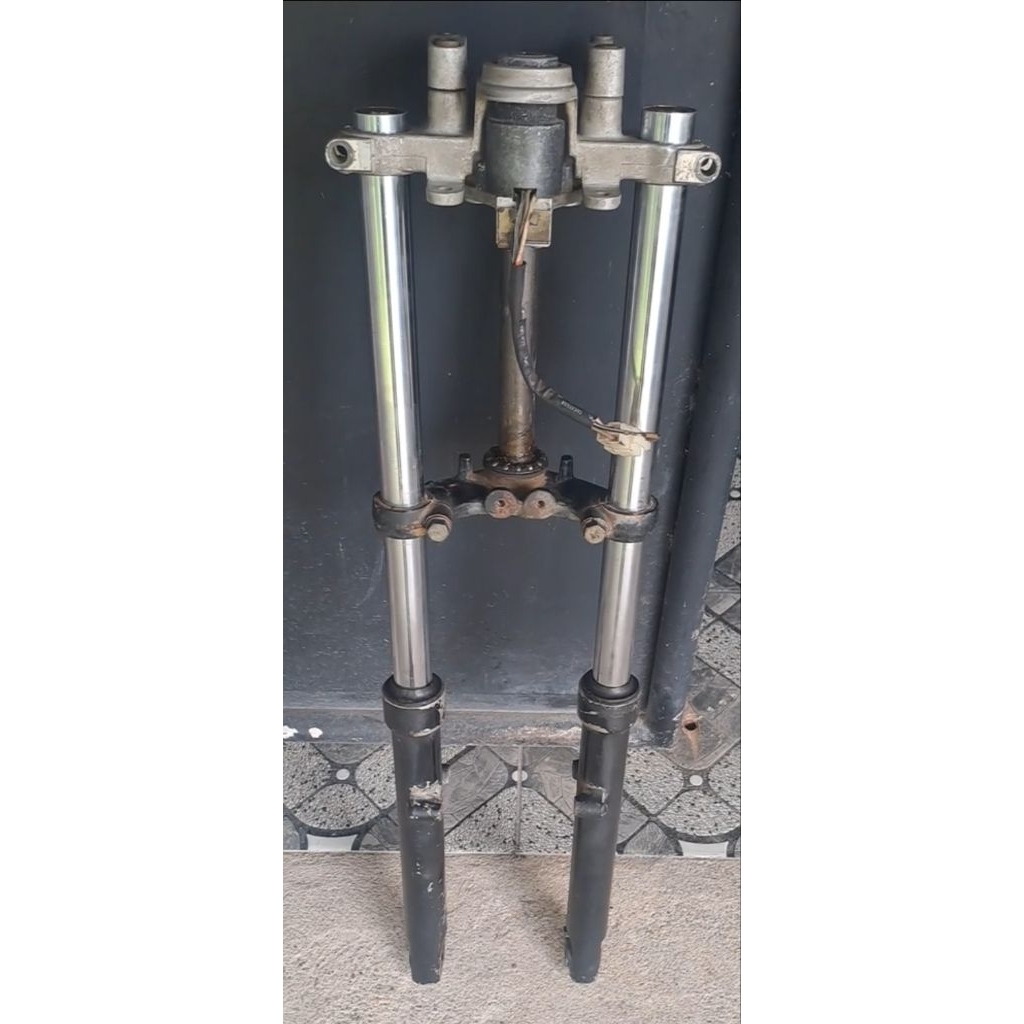 shock depan komplit copotan original rx king peredam