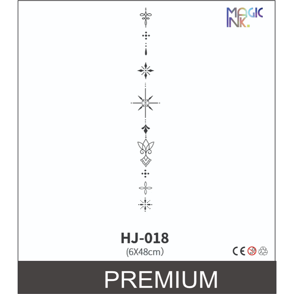 HJ -18 Tattoo Temporary Fruit Ink Punggung