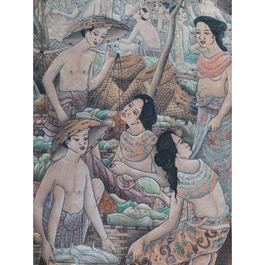 Lukisan Bali Karya I.W Wirajaya