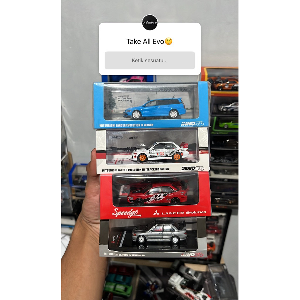 Inno 64 Mitsubishi Lancer Evo 3 speed GT Evo wagon