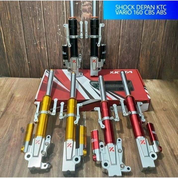 SHOCK DEPAN KTC KYTA VARIO 160 SFF-27 UPSIDE DOWN VARIO 160 CBS ABS SHOCK DEPAN KTC ORIGINAL Gold - 