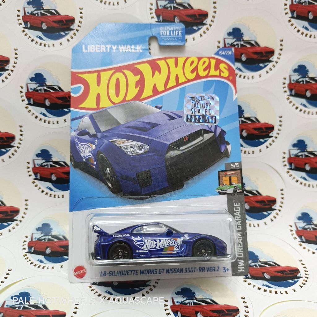 HOTWHEELS LB SILHOUETTE WORKS GT NISSAN 35GT RR VER 2 BIRU TUA FACTORY SEALED FS 2022