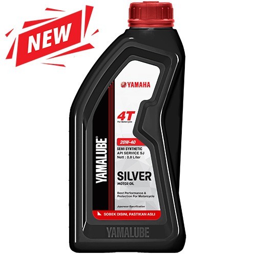 100%ORI OLI YAMALUBE YAMAHA SILVER MOTOR BEBEK 800 ML 0,8 LITER 20W-40 ORIGINAL ORI ASLI YAMAHA YGP