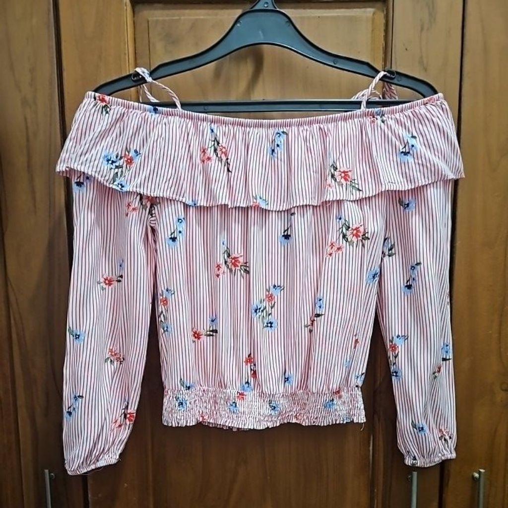 Blouse Anak Perempuan H&M Stripe (Preloved)