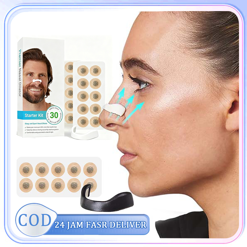 30 Pasang Magnet Hidung Anti Ngorok Magnet Hidung Tersumbat Plester Hidung Magnetic