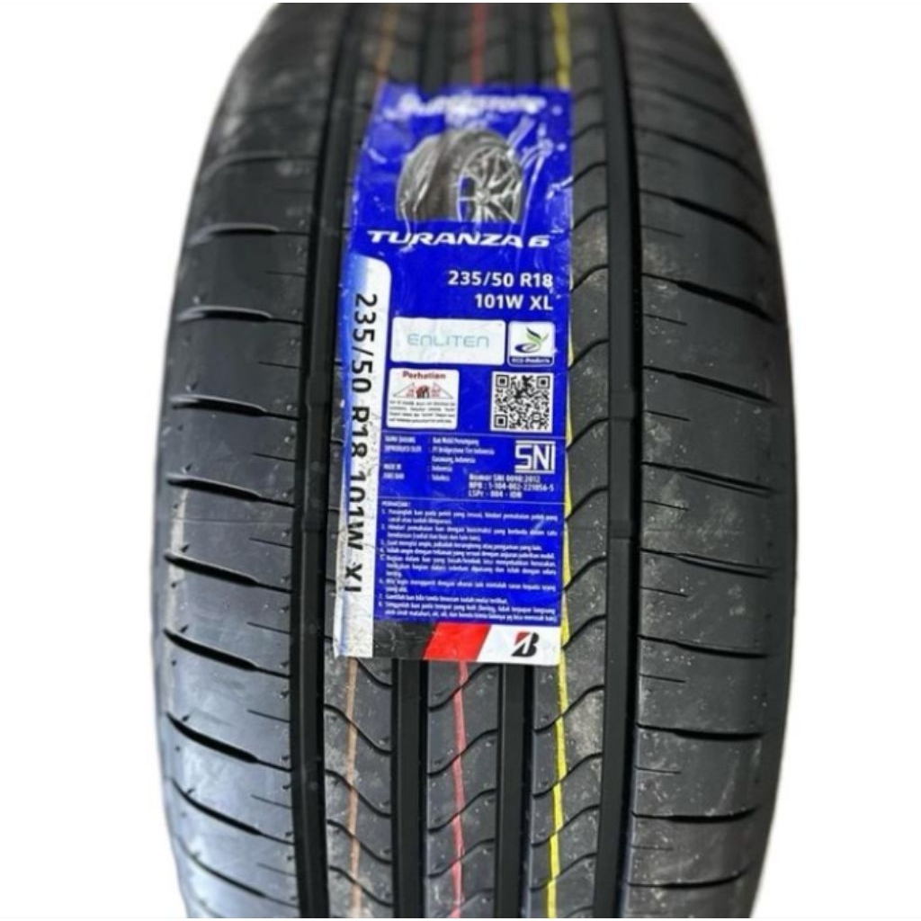Ban Mobil Bridgestone Turanza 6 235/50 R18 Alphard Zenix