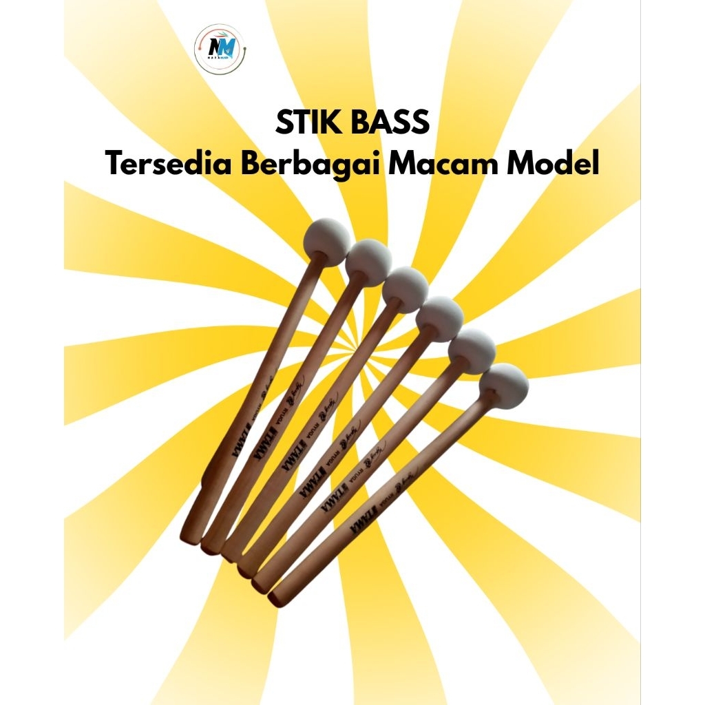 Stik Snare Drum dan Stik Bass Drum