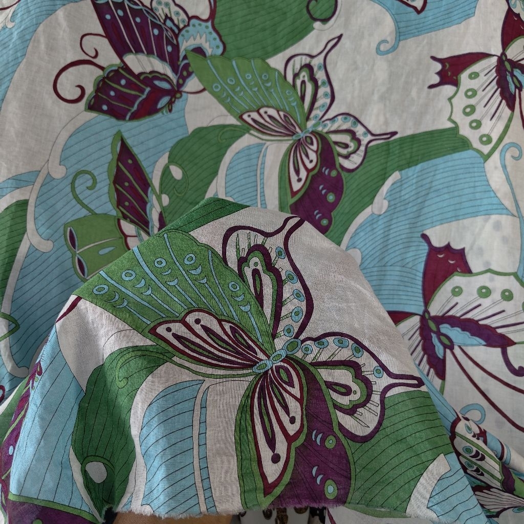 KAIN KATUN PARIS MOTIF SISA GARMENT - KAIN KATUN MOTIF HARGA/0,5M