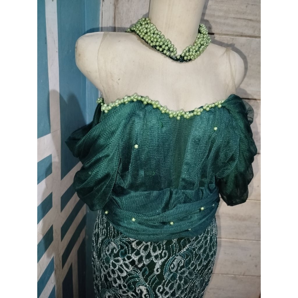 Dress Ijo botol sabrina