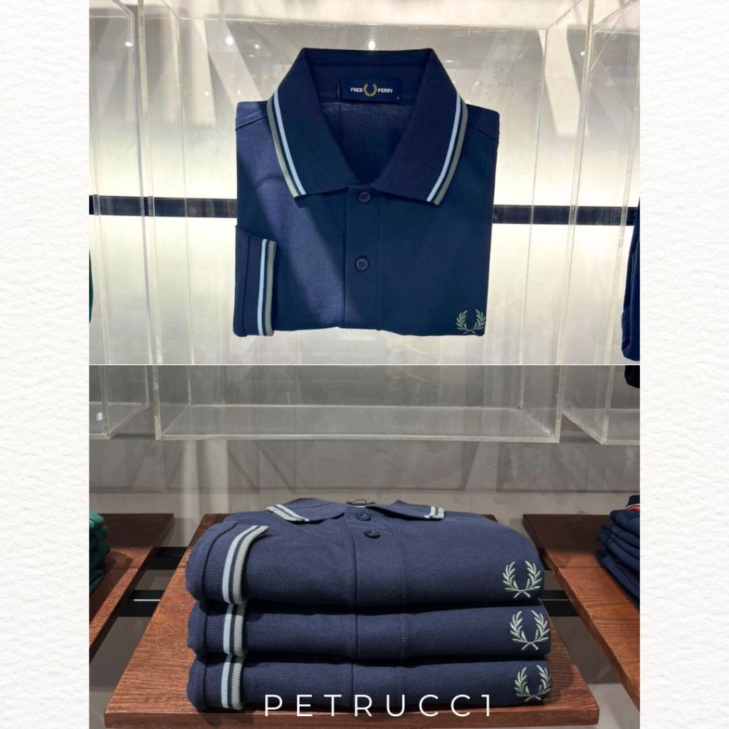 FP Fred Perry Cowo Kaos Polo Shirt Original Pria