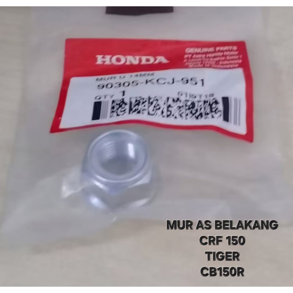 MUR AS RODA BELAKANG CRF 150 TIGER CB150R CB 150 R ORIGINAL 90305-KCJ-951