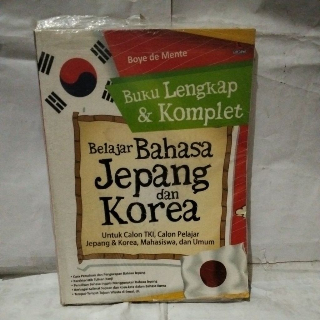 Buku lengkap dan komplit belajar bahasa Jepang & Korea