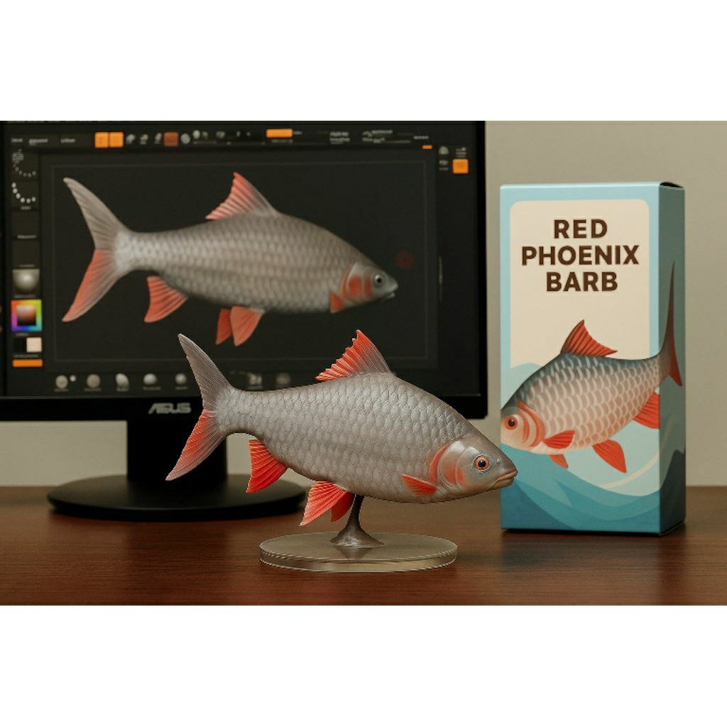 Action Figure Red Phoenix Barb Chinese Import