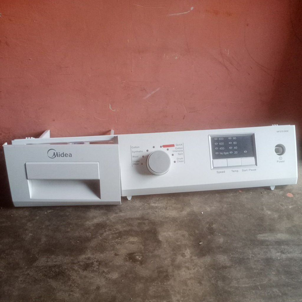 panel displey mesin cuci midea MFS75-S804