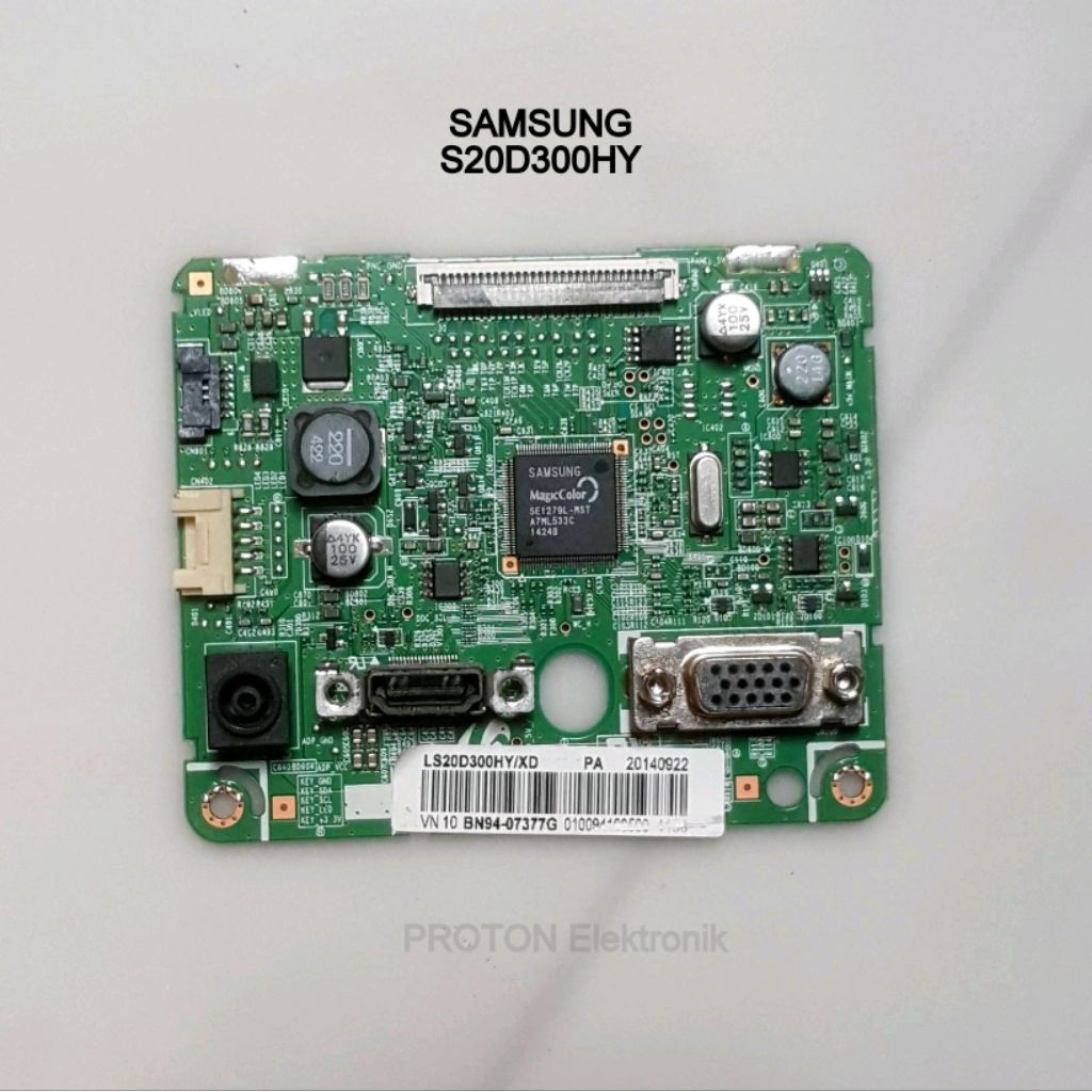Mainboard LED Monitor Samsung LS20D300 S20D300HY LCD LS20D300HY XD Mesin Matherboard BN41-02118 Mobo