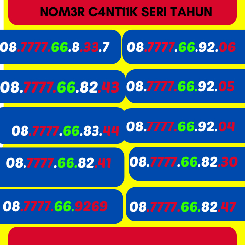 nomor cantik XL seri 777