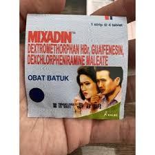 Mixadin strip isi 4 tablet batuk pilek demam