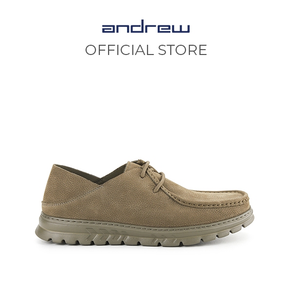 Sepatu Casual Pria Andrew Shoes Farden Olive