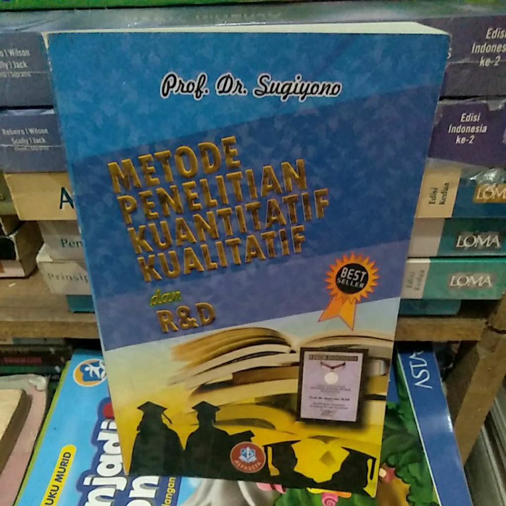 metode penelitian kuantitatif kualitatif buku bekas yang ori
