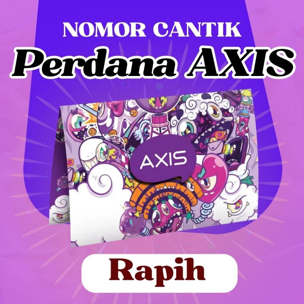 NOMOR CANTIK AXIS KARTU PERDANA RAPIH 1