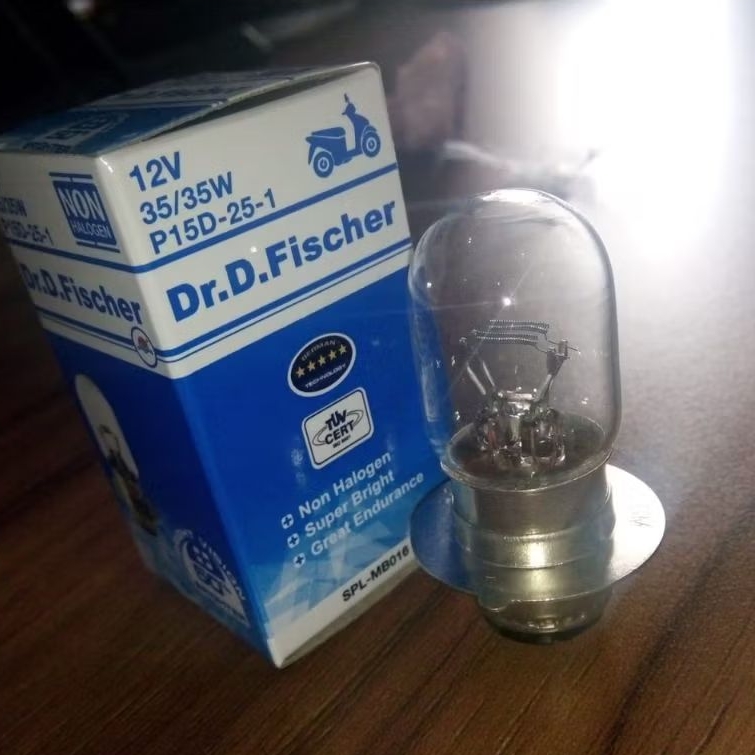 Bohlam Lampu Depan Dop Depan Dop Bebek Matic Dop Non Halogen Fischer 25W 35W DDF DR.D.FISCHER