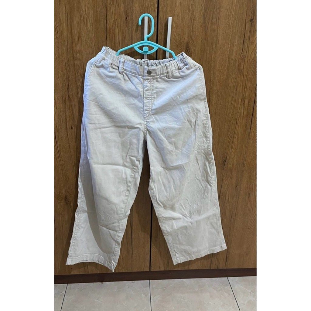 preloved kulot uniqlo putih